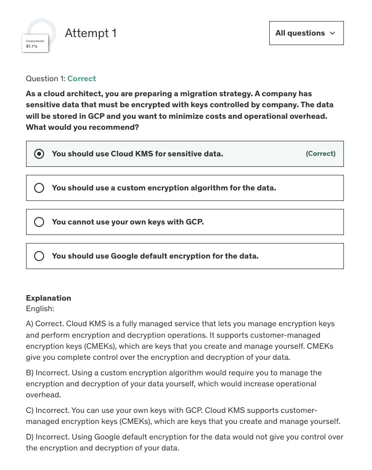 Cloud Architect Learning Path