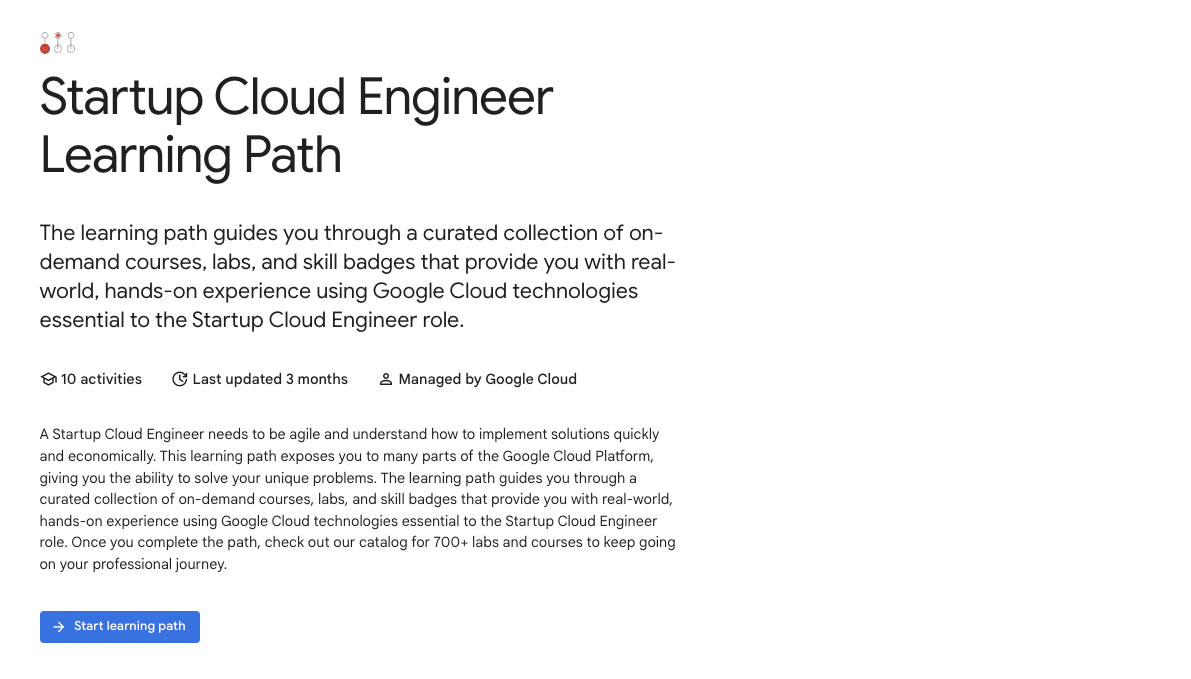 Cloud Architect Learning Path
